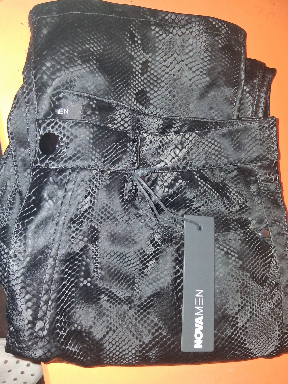 Men's Miracle Maker Python Pants Size 36